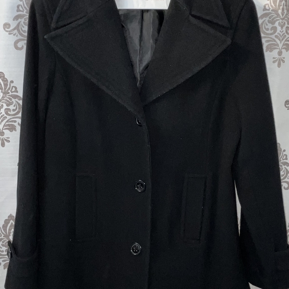 croft & barrow Jackets & Blazers - Croft & Barrow Classic Black Pea Coat